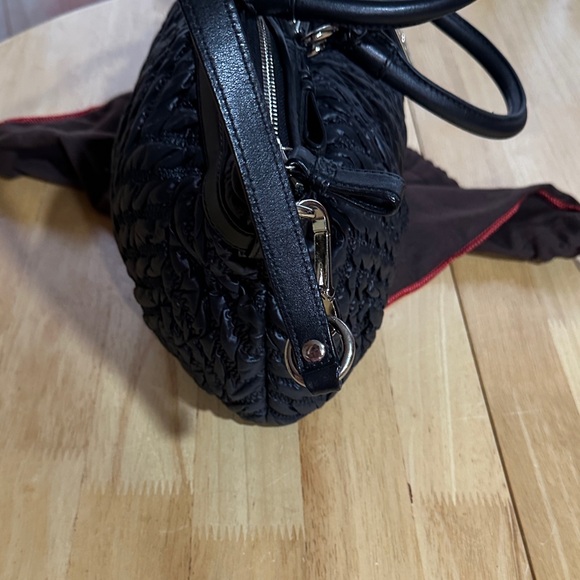 Coach 70th Anniversary Bag Black Textured Satchel - Picture 8 of 13